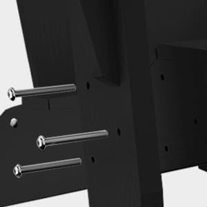 MXIMU Modern Adirondack Chairs Set of 4 Weather Resistant with Cup Holder Oversize Plastic Fire Pit Chairs Plastic Outdoor Chairs for Firepit Area Seating (Black)