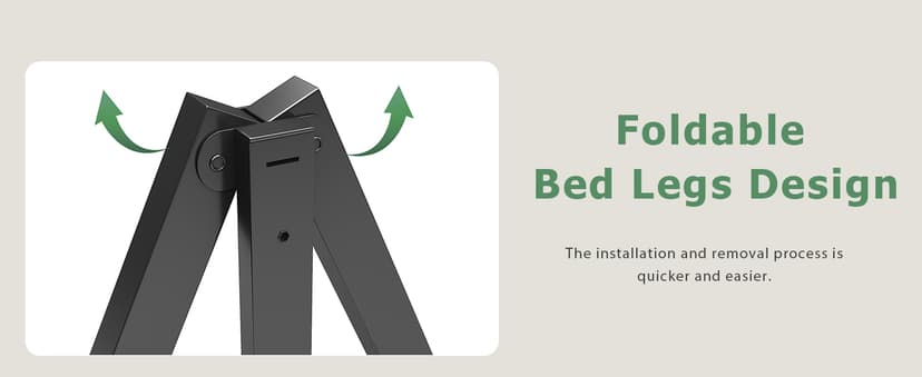 NKZ 14 Inch King Bed Frame, Sturdy Metal Platform with Round Corner Legs, 3,500 lbs Heavy Duty Steel Slat Support, Easy Assembly, Noise Free, No Box Spring Needed