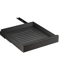 Under Sink Organizer, 2 Packs 2 Tier Under Sink Organizers and Storage, Slide Out Pull Out Cabinet Organizer Shelf, Metal Sliding Drawer for Kitchen Bathroom Pantry Cabinet Closet Organization Rack