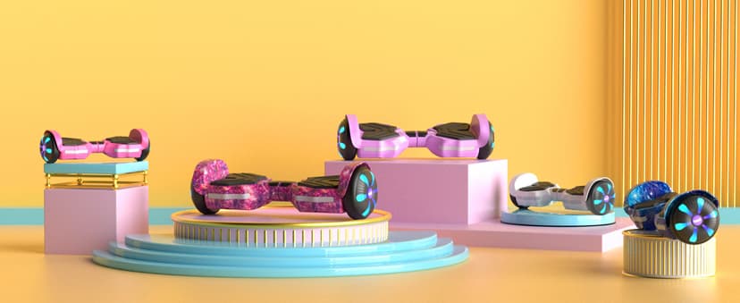 Scooter, Bluetooth Speakers and LED Light-Up Wheels, APP Control, Dual 250W Motors, 8.5 mph Max Speed & 8.5 Miles Max Range, Gifts for Kids Adults Girls Boys