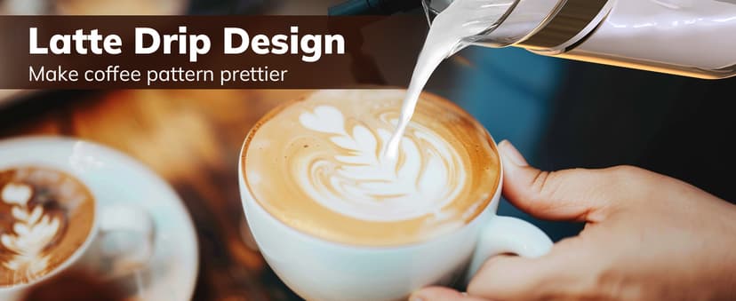 Electric Milk Frother and Steamer, 16.9oz/500ml Milk Steamer and Frother for Latte, Dishwasher Safe, BPA Free, 4 Functions, Enjoy Perfect Milk Froth in 2 Min - Black