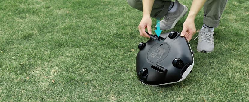 AIPER Cordless Robotic Pool Vacuum, Self-Parking Technology, Portable, Ideal for Above-Ground Flat Pool up to 40 Feet