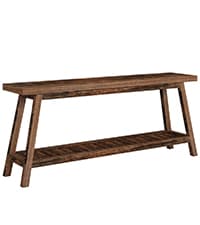 Tribesigns 70.86-Inch Console Table for Entyrway, Farmhouse 2-Tier Entry Entrance Table, Narrow Long Sofa Table Behind Couch, Rustic Brown
