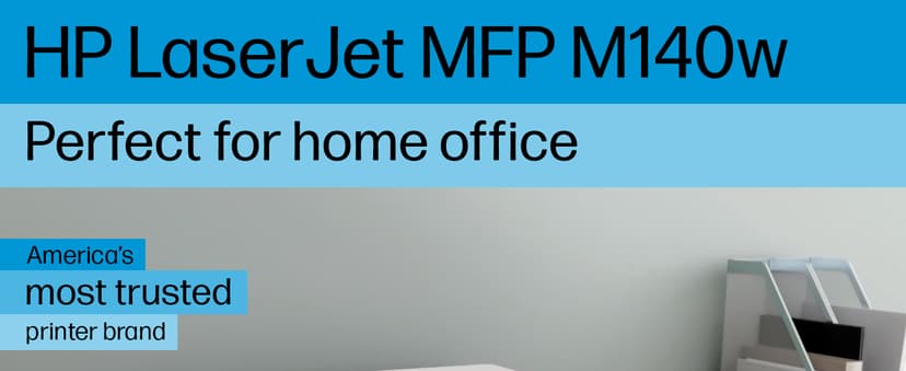 HP LaserJet MFP M140w Wireless Printer, Print, scan, copy, Fast speeds, Easy setup, Mobile printing, Best-for-small teams