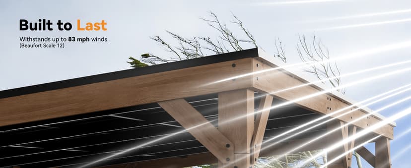 Modern Shade Supreme Cedar Wood Gazebo 12' x 20' with Hardtop Slope Roof, Wooden Grill Gazebo with Durable and Rot-Resistant, Supports Snow Loads and High Wind Speeds, Ideal for Backyard, Deck, Garden