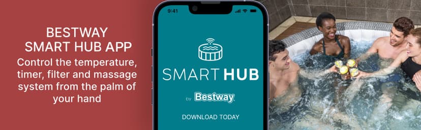 Coleman SaluSpa Sicily AirJet 7 Person Inflatable Hot Tub Round Portable Outdoor Spa with 180 Soothing AirJets and Insulated Cover, Gray