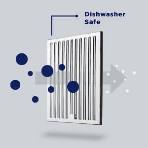 Hauslane 30” Wall Mount Range Hood Low Noise Performance Contemporary Design, Full-Size Handle Professional-Grade Baffle Filters, LED Lamps, Stainless Steel Chef Series WM-540 Ducted or Ductless