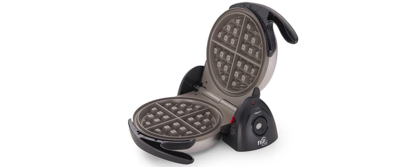 Presto Ceramic Flipside Belgian Waffle Maker, 7 inches (Pack of 1), BlackGray