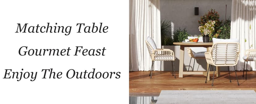 3 Pieces Outdoor Bistro Set, Bistro Set Outdoor with Glass Top Table, Patio Wicker Furniture Set 3 Piece, Rattan Conversation Set for Balcony, Lawn, Garden, Backyard, Poolside, Beige