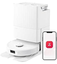 roborock QV 35S Robot Vacuum and Mop, All-in-one Vacuum Cleaner, 10,000Pa Powerful Suction, Self Emptying & Refilling, Self Mop Washing & Air Drying, Anti-Tangle Brushes for Home, Pet Hairs, Black