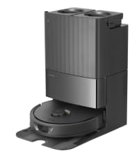 roborock Qrevo S Robot Vacuum and Mop, Self-Drying, Auto Mop Washing, 7000Pa Suction, Self-Emptying & Refilling, 10mm Auto Lifting, 200RPM Spinning Mops, Smart Obstacle Avoidance, Black