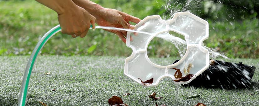 AIPER Cordless Robotic Pool Vacuum, Self-Parking Technology, Portable, Ideal for Above-Ground Flat Pool up to 40 Feet