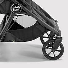 Baby Jogger City Mini GT2 All-Terrain Double Stroller with Forever Air Rubber Tires and All-Wheel Suspension Pike Exclusive Includes Belly Bars Leatherette Handlebar and Premium Fabric