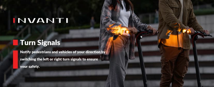 E30 Electric Scooter with Smart APP, 19.9 Miles Range & 18 MPH, 350W Motor, 8.5" Solid Tires, Rear Suspension and Turn Signals, Foldable Electric Scooter for Adults and Teens