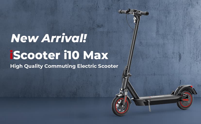 iScooter Electric Scooter for Adults,50/30 Miles Range, 28 MPH Top Speed, 800/750W Motor, 10" Pneumatic Tires, Foldable Dual Shock Absorption Commuting E Scooter with APP & Turn Signals & Storage Bag