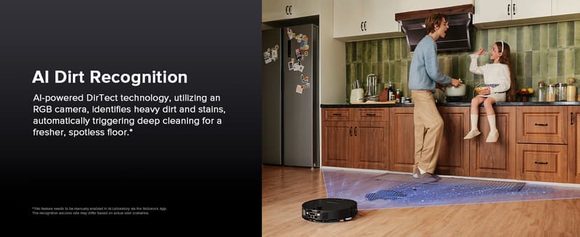 roborock Saros 10 Robot Vacuum and Mop, 22,000Pa Suction, AI Obstacle Avoidance, 3.14-inch Ultra Thin, Intelligent Dirt Detection, Zero Tangling Main Brush, Hot Water Mop & Dock Self Cleaning
