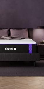 Nectar Premier Copper 14"" California King Mattress - Medium Firm Gel Memory Foam Mattress - 5 Layers of Comfort - Triple Action Cooling Tech - 365-Night Trial - Forever Warranty (White)