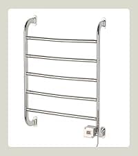 Hyde Park Towel Warmer - Free-Standing Towel Warmer Rack for Drying Towels and Garments - 39-Inch Chrome Finish Frame with 8 Bars - Model WHC