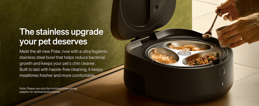 PETLIBRO Automatic Cat Feeder Wet Food with Stainless Steel Bowl, Refrigerated Auto Cat Feeder with Semiconductor Cooling, 3 Fresh Meals for 3 Days, App-Controlled Pet Food Dispenser, Easy to Clean