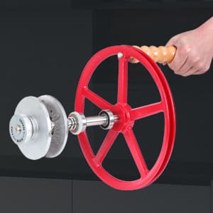 Manual Hand Grain Mill. Corn Wheat Flour Grinder. Masa Peanut Butter Maker. Stainless Steel Burrs