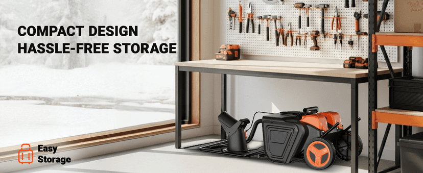 VOLTASK 48V Cordless Snow Blower, 48-Volt | 20-Inch Brushless Electric Snow Blower Cordless, Battery Snow Blower with Directional Plate & LED Lights (2 * 24V Battery & Dual Quick Charger Included)