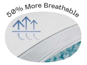 Coop Home Goods Cool+ Crescent Adjustable Pillow, Queen Size Plus Shaped Memory Foam Pillows with Cooling Gel, Neck Support, Back or Side Sleeper Pillow, CertiPUR US/GREENGUARD Gold