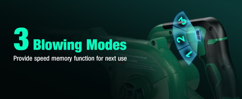 K I M O. Cordless Leaf Blower Vacuum Combo 4 in 1, 3 Nozzles &3 Modes for Inflation & Deflation, Extended Tube & Variable Speed, 20000RPM 150MPH, 2x2000mAh Battery Powered Leaf Blowers for Lawn Care