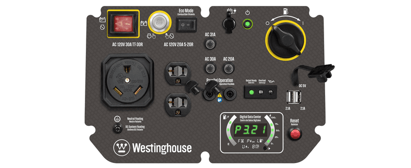 Westinghouse 5000 Peak Watt Super Quiet Portable Inverter Generator, Remote Electric Start with Auto Choke, Wheel & Handle Kit, RV Ready, Gas Powered, Parallel Capable