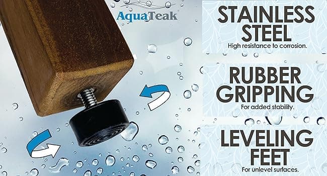 AquaTeak The Original 18" Asia Teak Shower Bench