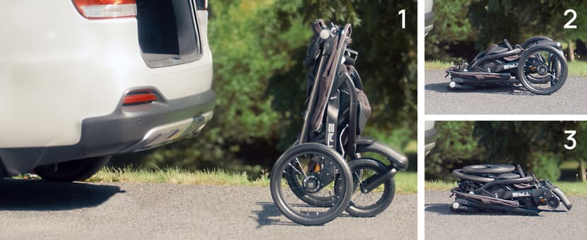 Chicco TRE® Jogging Stroller, All-Terrain Stroller, Compatible with Chicco Infant Car Seats (not Included), Baby Travel Gear | Galaxy/Black