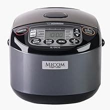Zojirushi NL-GAC18BM 10 Cup (Uncooked) Umami Micom Rice Cooker and Warmer (Metallic Black)