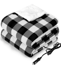 Sealy Electric Blanket Twin Size, Flannel Heated Blanket with 10 Heating Levels & 1-12 Hours Auto Shut Off, Fast Heating Warm Blanket, Machine Washable, Beige, 62 x 84 Inch