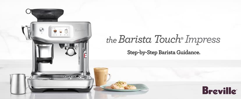 Breville Barista Touch Impress Espresso Machine BES881BSS, Brushed Stainless Steel