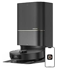 DREAME L50 Ultra Robot Vacuum and Mop Black with Auto-Empty and Mop Self-Cleaning, Precise Obstacle Avoidance, 19,500Pa Suction, HyperStream Detangling DuoBrush