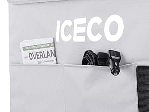 ICECO VL75ProD Portable Refrigerator, 12v Dual Zone Fridge Freezer with SECOP, 0°F to 50°F, 79Qt 12V Portable Freezer with Reversible Lid, Car Fridge portable AC/DC For Car, Camping |with Cover