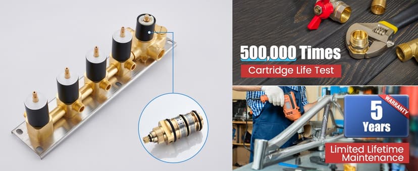 MONDAWE 23" Full Body Thermostatic Shower Jets System, 64-Color LED Music Waterfall Rainfall Luxury Shower Head System with 6 Spray Jets, Ceiling Mount Rain Shower Faucet Set, Matte Black