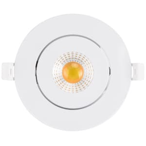 16 Pack Led Recessed Light 4 Inch,Adjustable Eyeball Gimbal, LED Recessed Lighting with Junction Box 9 Watts 750Lm Dimmable Ceiling Light ETL Listed (2700K/3000K/3500K/4000K/5000K Option)