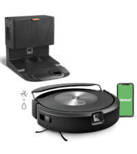 iRobot Roomba Combo j5+ Self-Emptying Robot Vacuum & Mop – Identifies and Avoids Obstacles Like Pet Waste & Cords, Empties Itself for 60 Days, Clean by Room with Smart Mapping, Works with Alexa