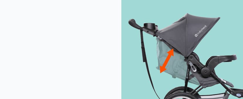 baby Trend Expedition® Jogger Travel System with EZ-Lift™ Infant Car Seat, Dash Black