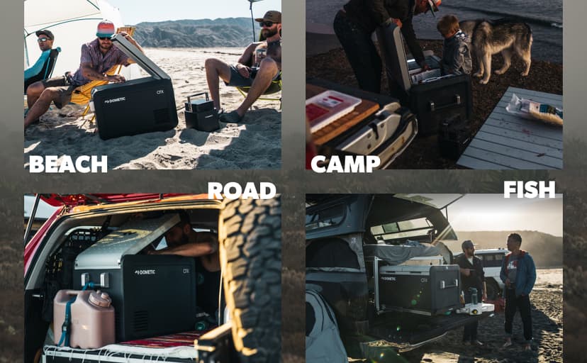 Dometic CFX Portable Electric Cooler and Freezer, Powered by AC/DC or Solar