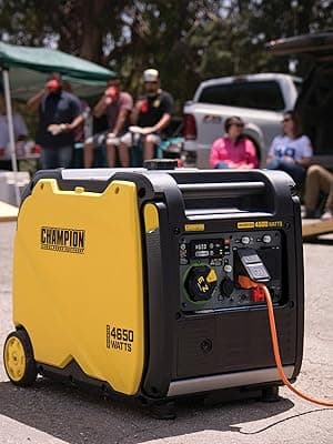 Champion Power Equipment 4500-Watt RV Ready Portable Inverter Generator with Quiet Technology and CO Shield