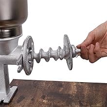 GOTOTOP Hand Crank Grain Mill Grain Grinder Machine Corn Nut Flour Mill Kitchen Tool Equipment for Wheat Nuts Food Seeds with Table Clamp 12.6 x 16.9inch