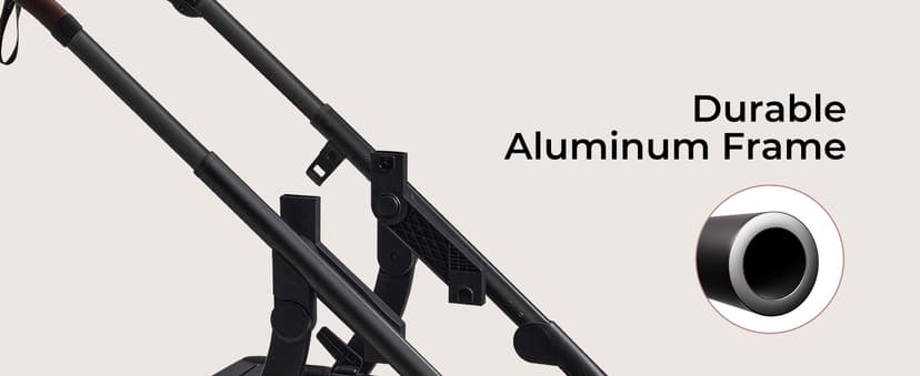 Momcozy ChangeGo Baby Stroller, Convertible Single-to-Double-to-Wagon Stroller with 23 Configurations, Bassinet, Seat Included, Large PU Wheels, All-Wheel Suspension & Extendable UPF50+ Canopy