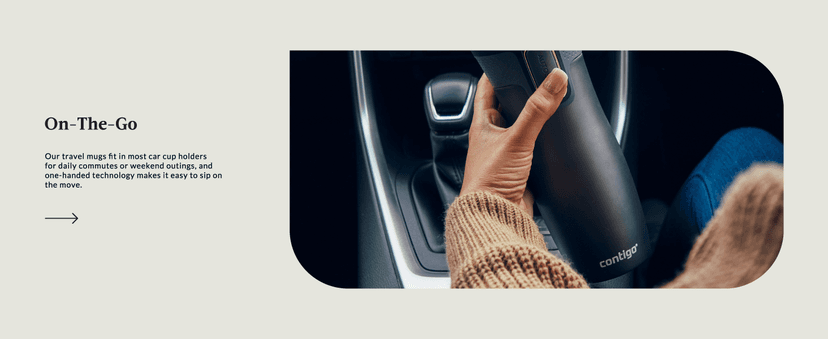 Contigo Byron Vacuum-Insulated Stainless Steel Travel Mug, 20oz - Leak-Proof Lid, BPA-Free, Blue Corn - Perfect Reusable Cup for Coffee or Water; hot and cold beverage holder