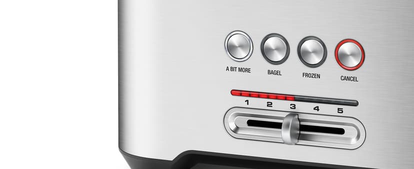 Breville Bit More Toaster 2 Slice BTA70XL, Brushed Stainless Steel