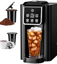 SHARDOR Espresso Machine 20 Bar, Professional Espresso Machine with Milk Frother and Touchscreen, Expresso Coffee Machines with Adjustable Temperature,for Cappuccino, Latte