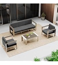 Louvered Pergola, 10 x 13 Aluminum Pergola, Outdoor Modern Design with Adjustable Roof and Hidden Drainage System, Durable for Gardens, Patios, Garden Yard, Deck (Dark Gray, 10x13)