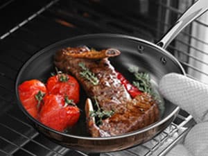 Whole Tri-ply 18/10 Stainless Steel Pot and Pan Set (10 Piece), Copper Pots and Pans Set with Stainless Steel Lid, Induction Cookware Set, Include Stock Pot, Saucepan, Frying Pan - Copper