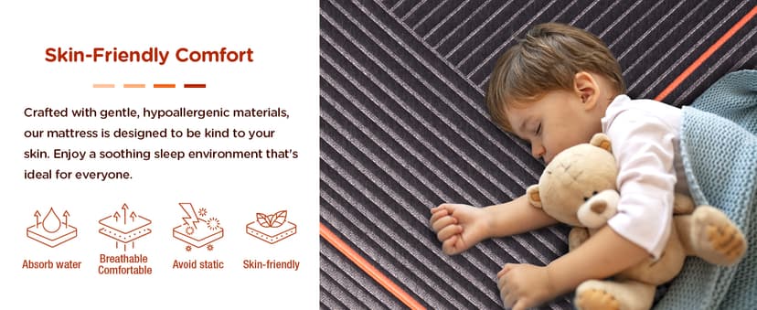 DIGLANT King Mattress,14 Inch Plush Hybrid Mattress, Black Memory Foam with Individually Pocket Coils Mattress King Size in Box, Euro Top Mattress for Pressure Relief,Balanced Support, 76"*80"