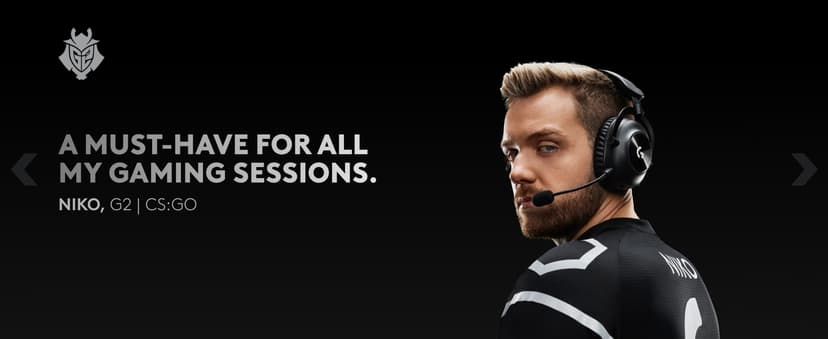 Logitech G PRO X 2 Lightspeed Wireless Gaming Headset: Wireless Gaming Headphones with Mic, 50mm Graphene Drivers, 2.02.0—7.1 Surround, Bluetooth/USB/3.5mm Aux, for PS4/PS5/PC/Nintendo Switch - Black